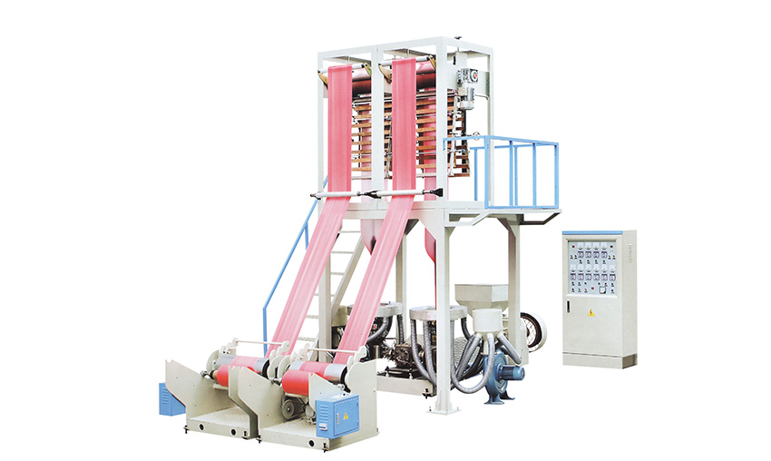 單螺桿雙模頭吹膜機組